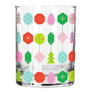 Colorful Ornaments Double Old Fashioned Glass – 12 oz | Slant Collections